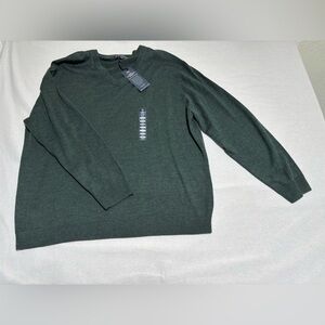 Mens Hart Schaffer Marx Extra Merino Wool Shirt Sweater Olive Green XXL NWT